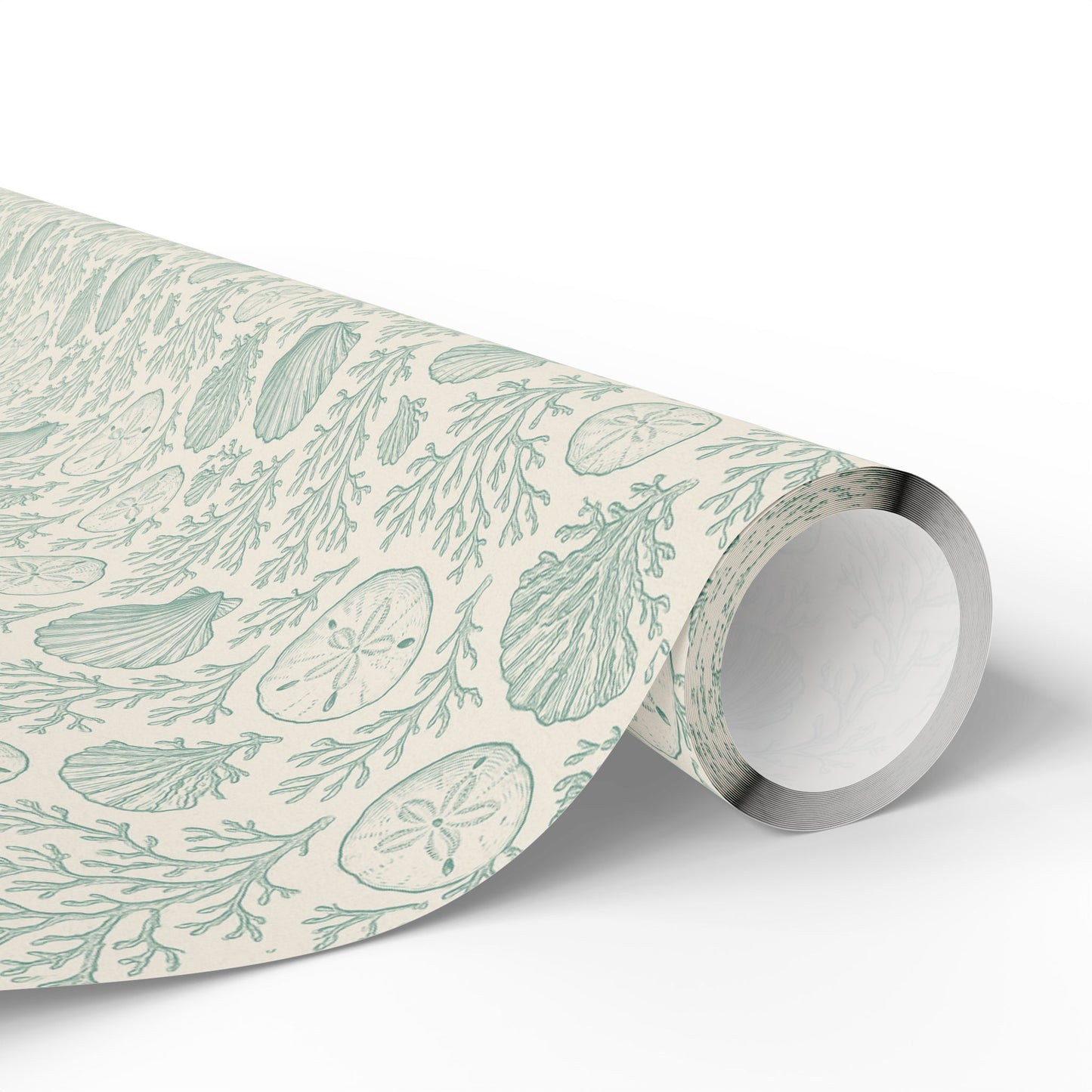 Coastal Toile Elegance Wrapping Paper🐚