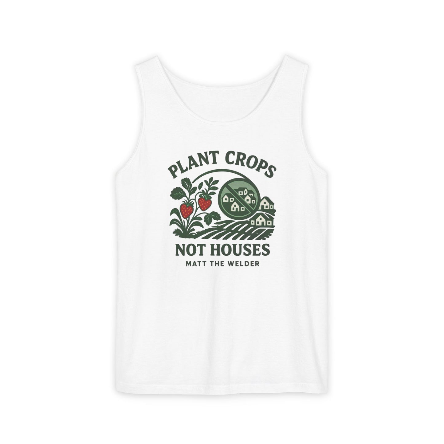 Plant Crops, Not Houses Tank🍓
