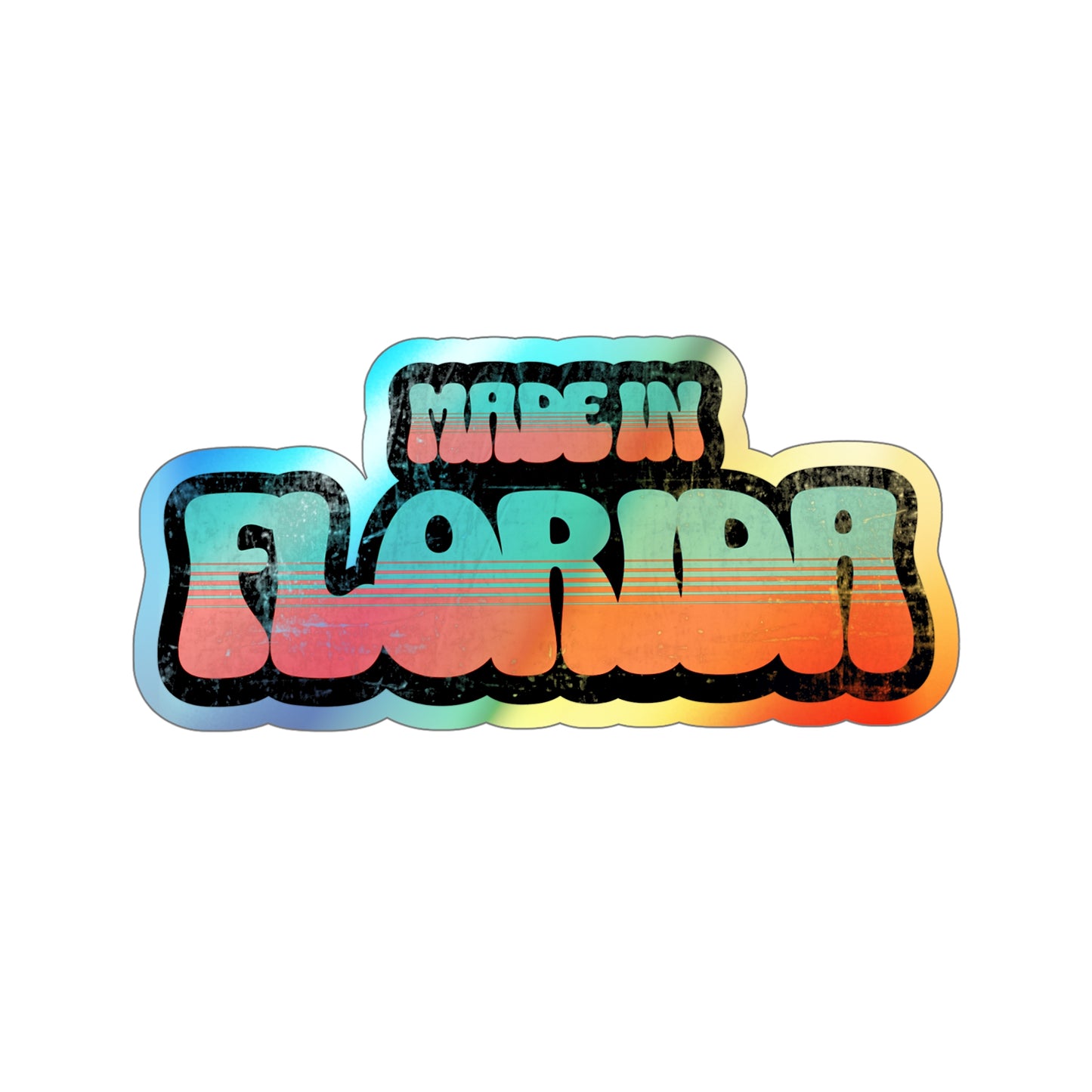 Made in Florida Holographic Vinyl - Candy Shop - UV/Waterproof - The FloBro Show