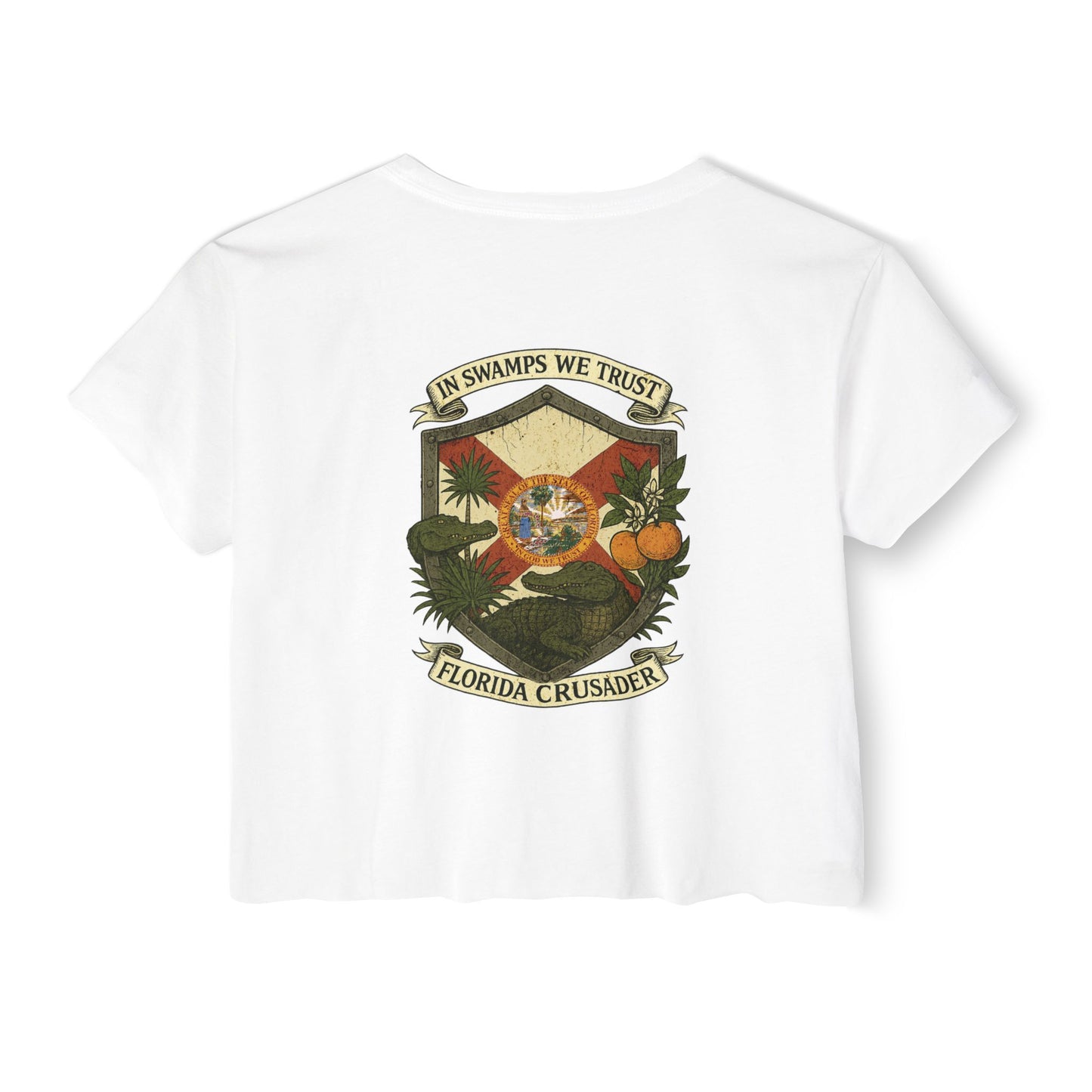 🛡️ Florida Crusader Crop Tee