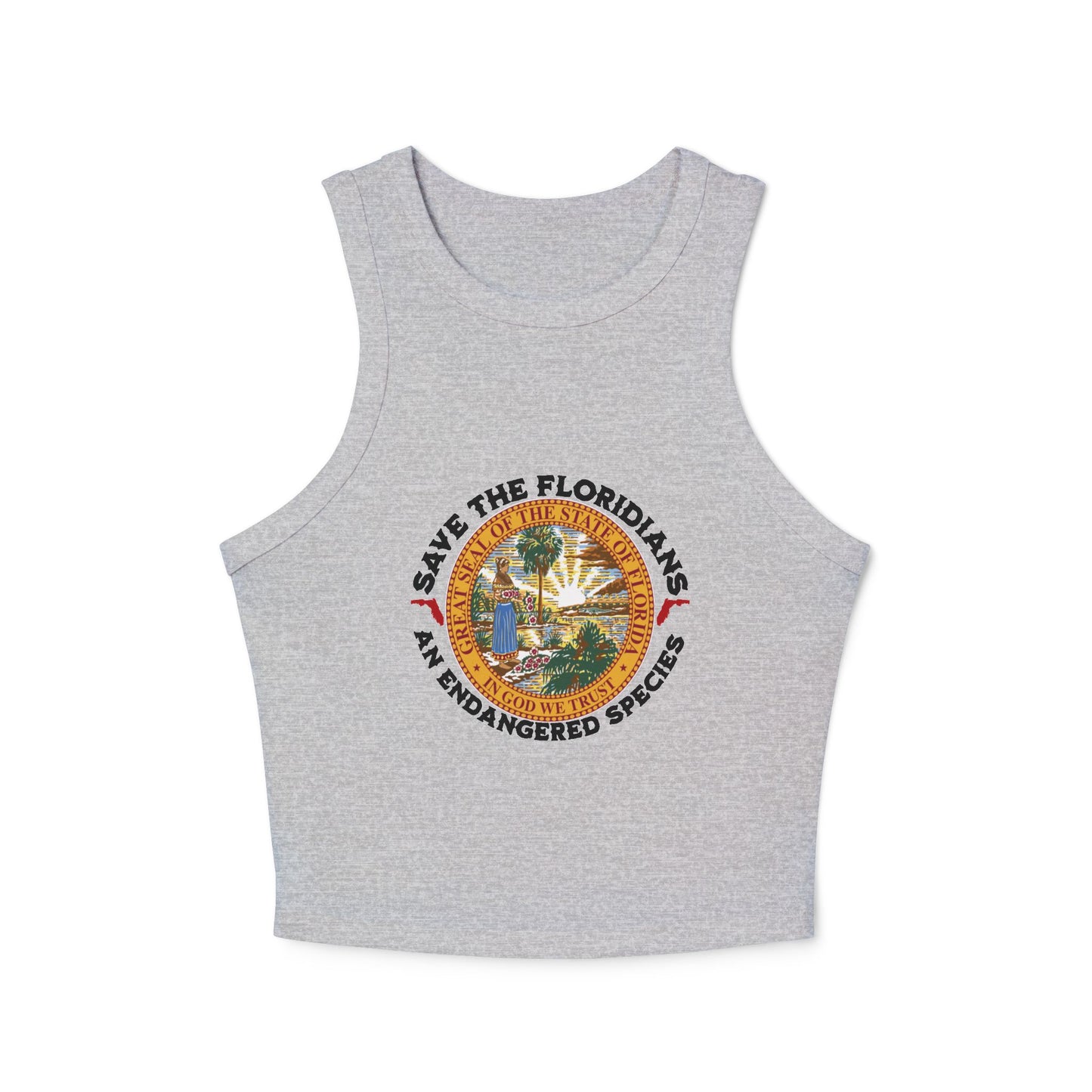 Save the Floridians Fitted Crop Tank - The FloBro Show