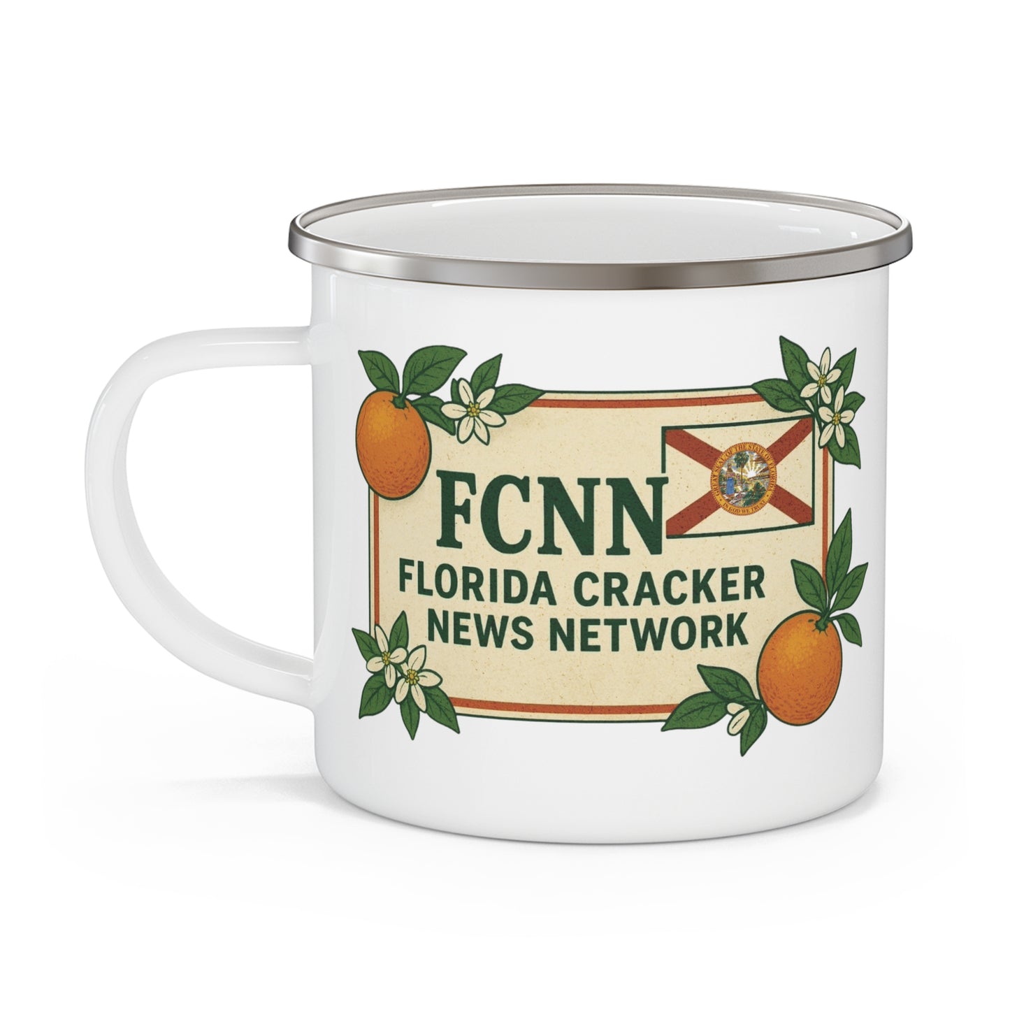 FCNN Enamel Mug