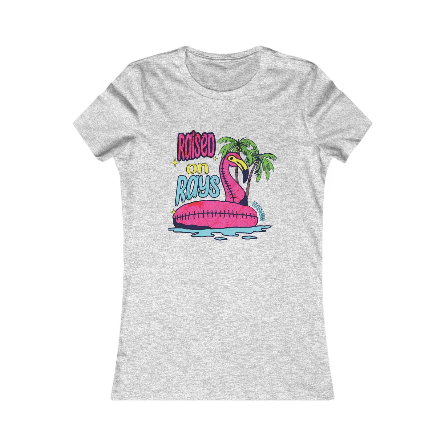Raised on Rays Fitted Tee