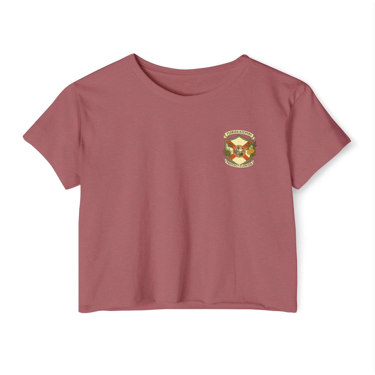 🛡️ Florida Crusader Crop Tee