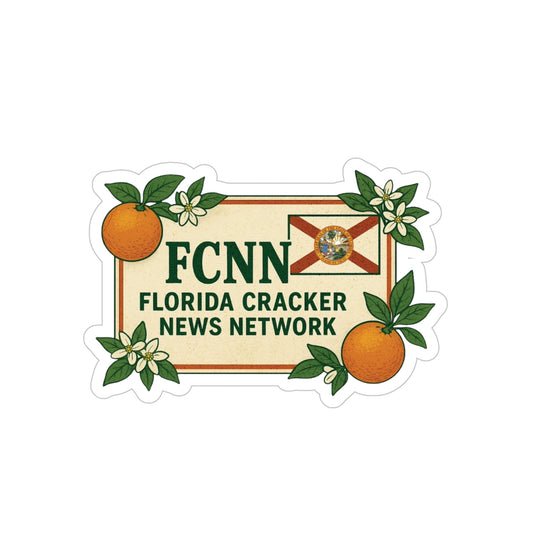 FCNN Transparent Vinyl Decal - UV Resistant/Waterproof