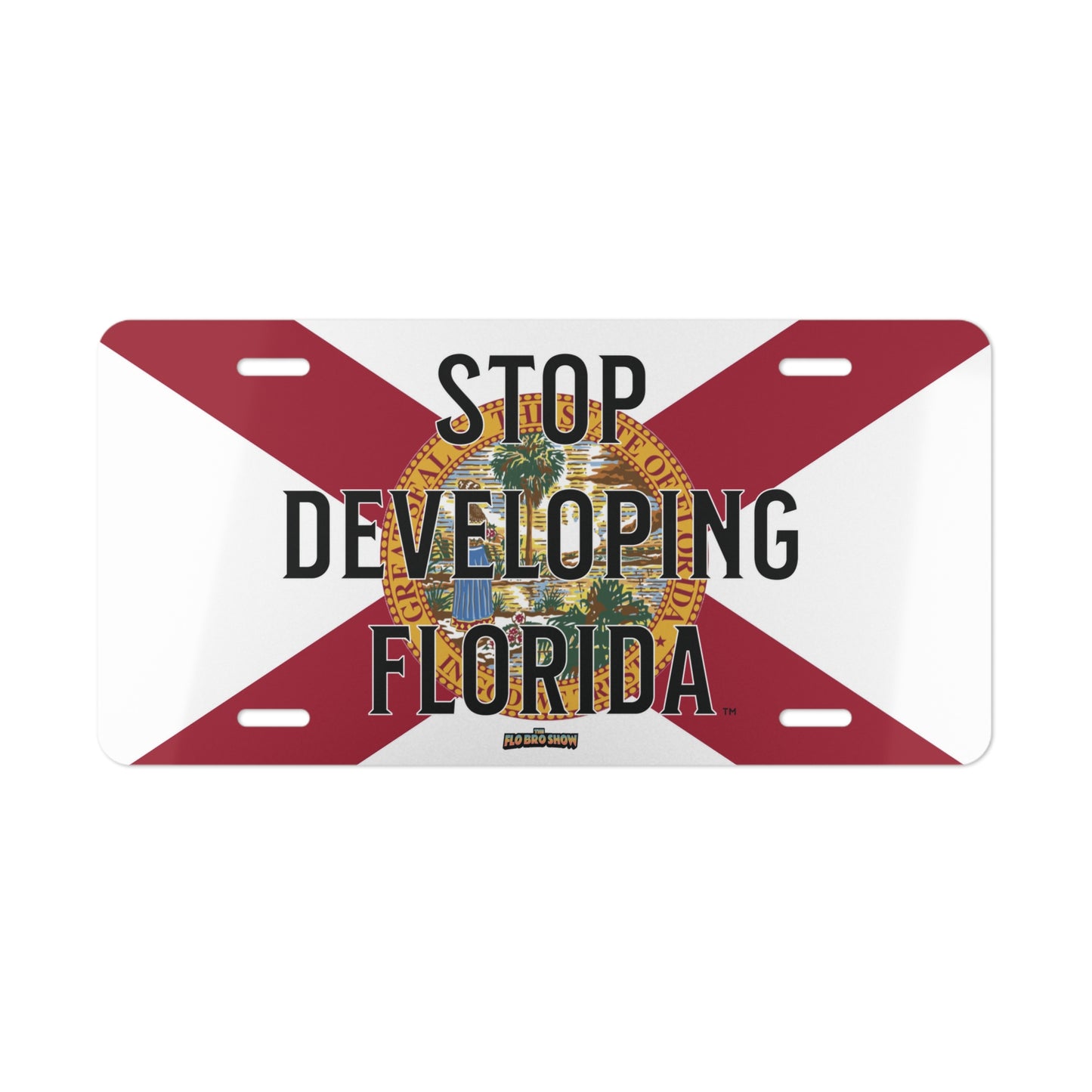 🚗 Stop Developing Florida License Plate – Drive the Message Home 🌴