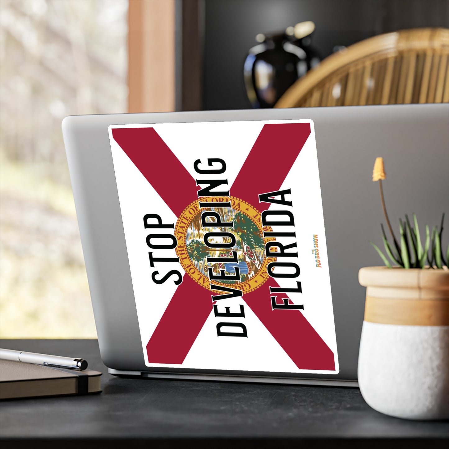 Stop Developing Florida Vinyl Decals - UV Resistant/Waterproof