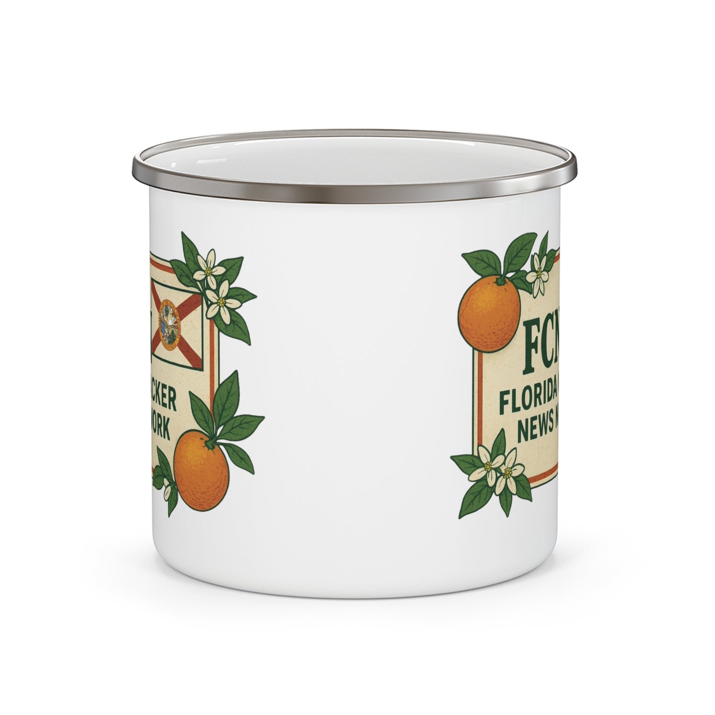 FCNN Enamel Mug