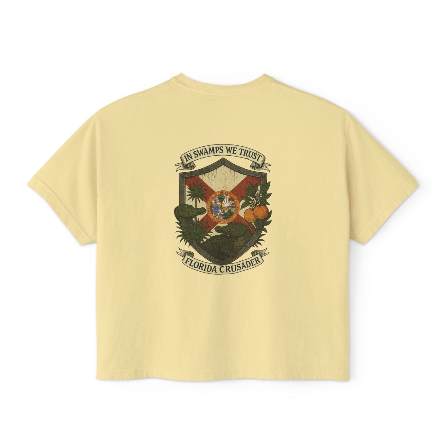 🛡️Florida Crusader Cropped Boxy Tee