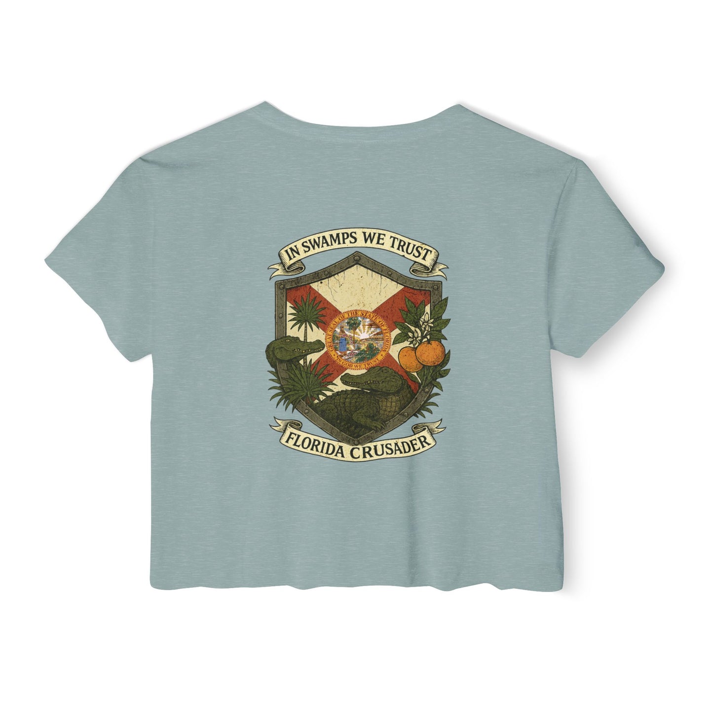 🛡️ Florida Crusader Crop Tee