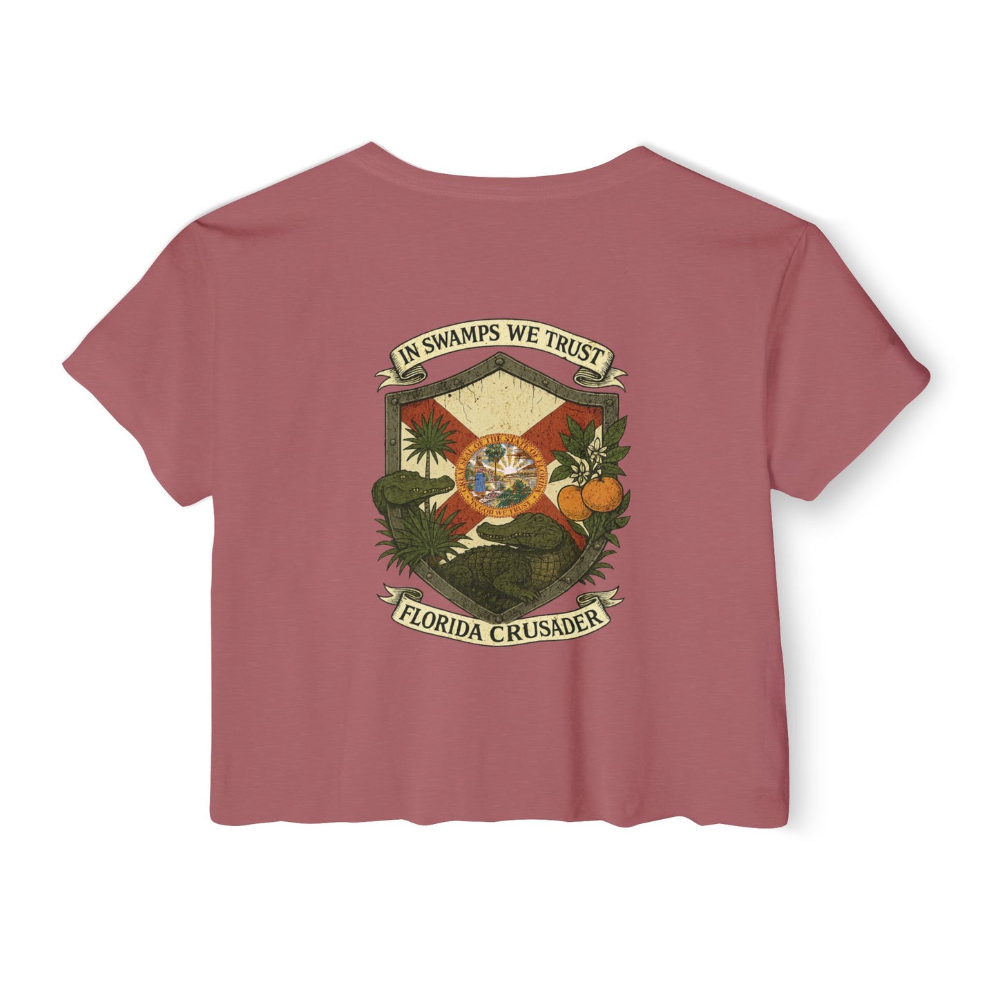 🛡️ Florida Crusader Crop Tee