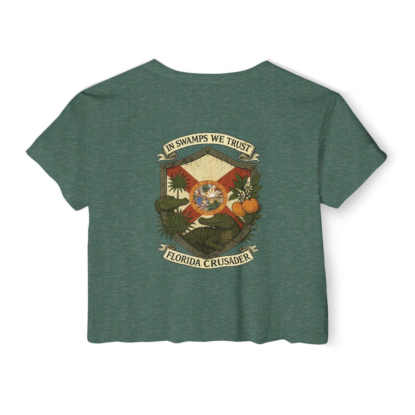 🛡️ Florida Crusader Crop Tee