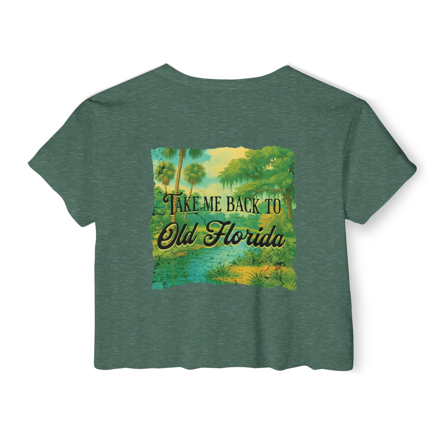 Take Me Back to Old Florida Crop Tee