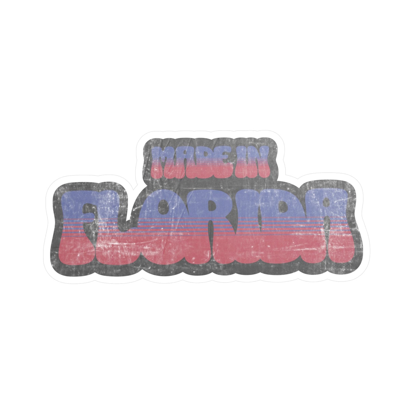 Made in Florida Vinyl Decal - Sundown Sherbet - UV/Waterproof - The FloBro Show