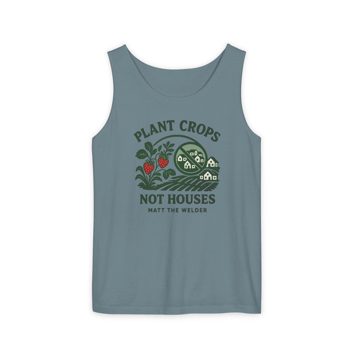 Plant Crops, Not Houses Tank🍓