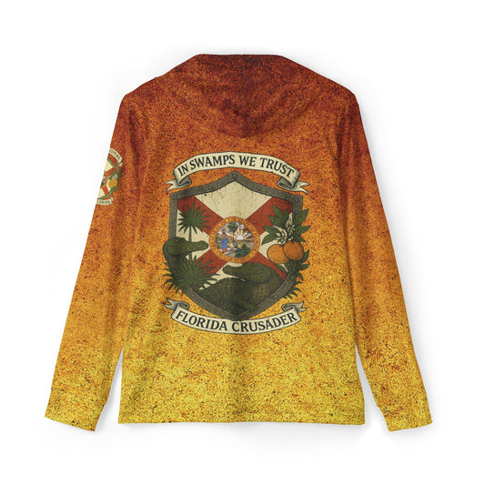 🛡️🍊 Florida Crusader: Citrus Blaze UPF 50+ Performance Hoodie