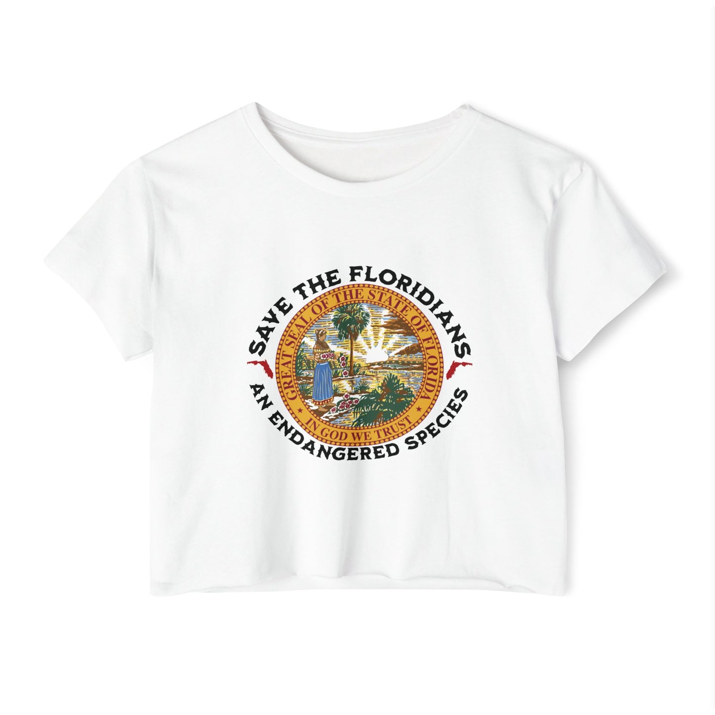 Save the Floridians Crop Tee