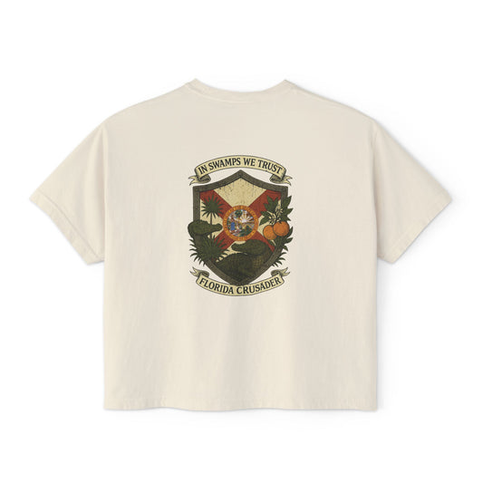 🛡️Florida Crusader Cropped Boxy Tee