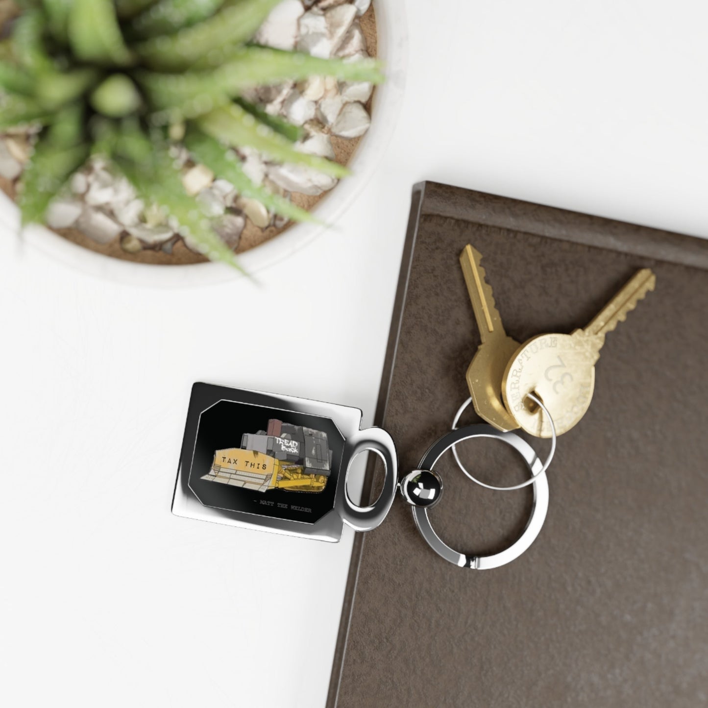 Tread Back Keyring