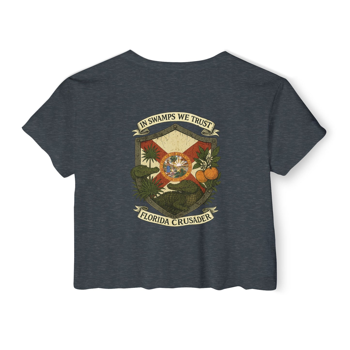 🛡️ Florida Crusader Crop Tee