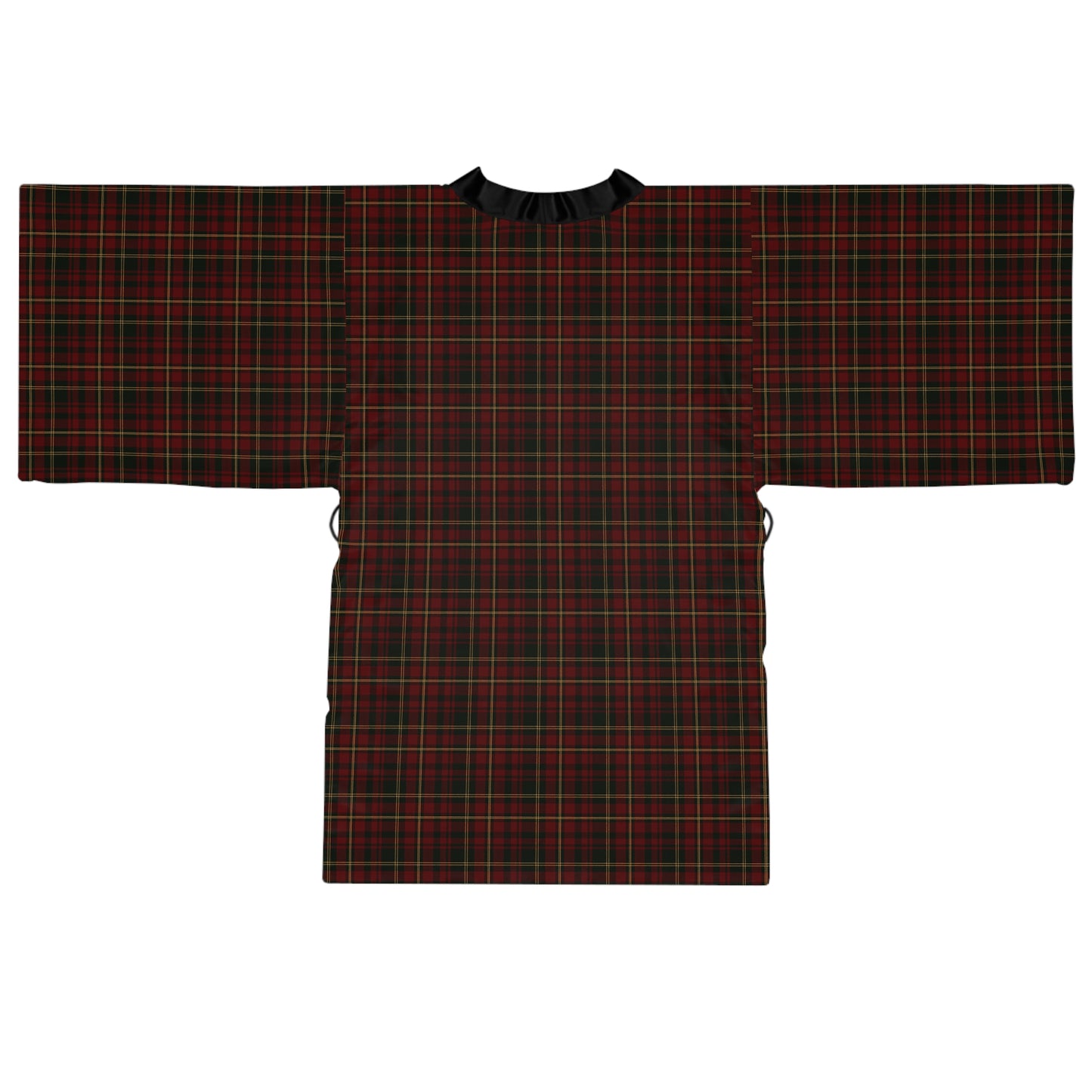 Holiday Heirloom Tartan Satin Kimono Robe