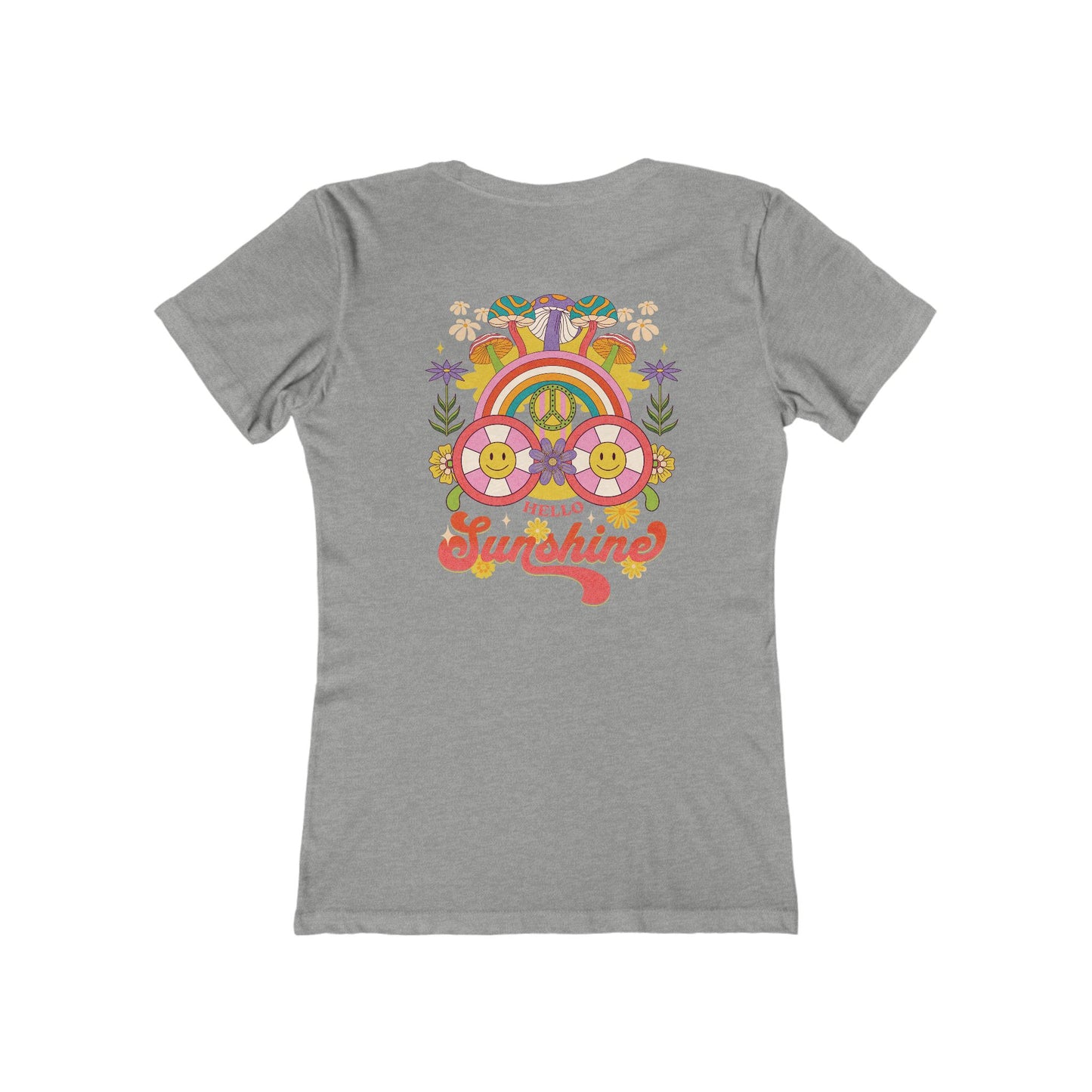 Hello Sunshine Feminine-Fit Tee☮️🌼