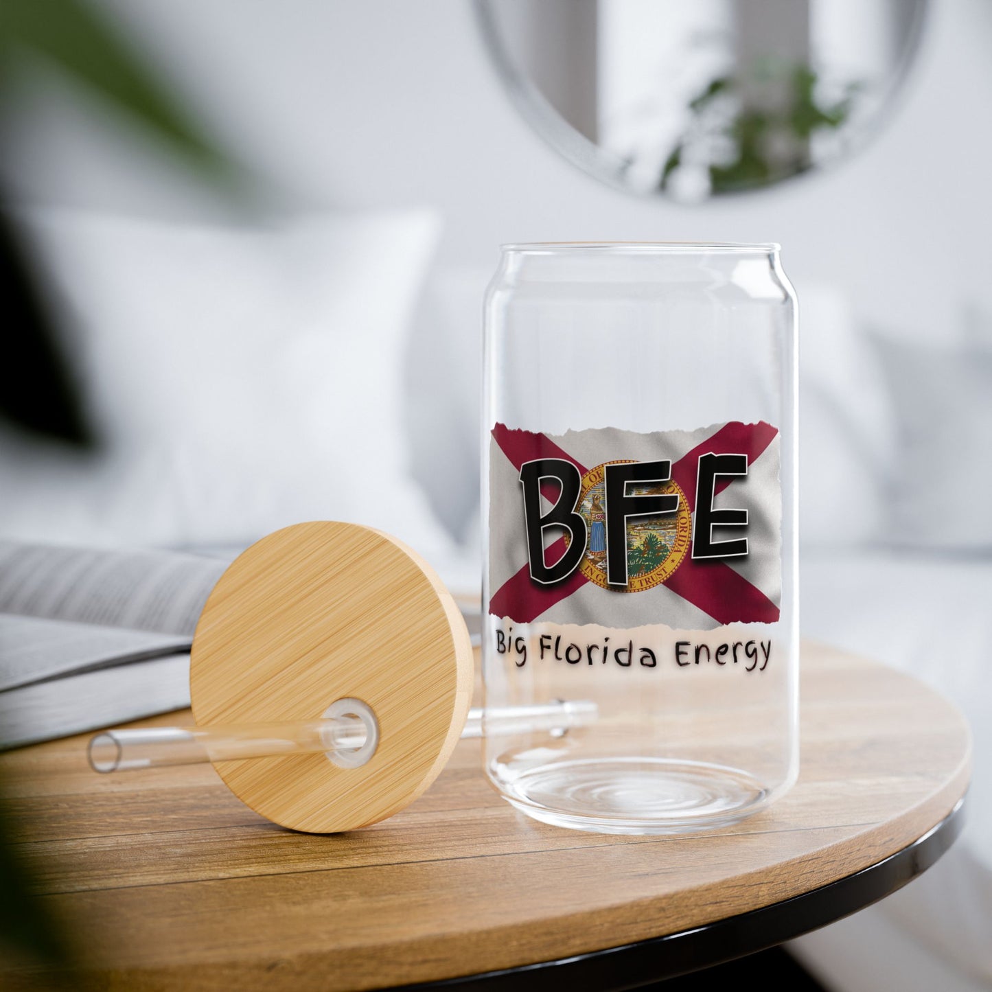 BFE Sipper Glass with Bamboo Lid & Straw 🥤⚡🌴 - The FloBro Show