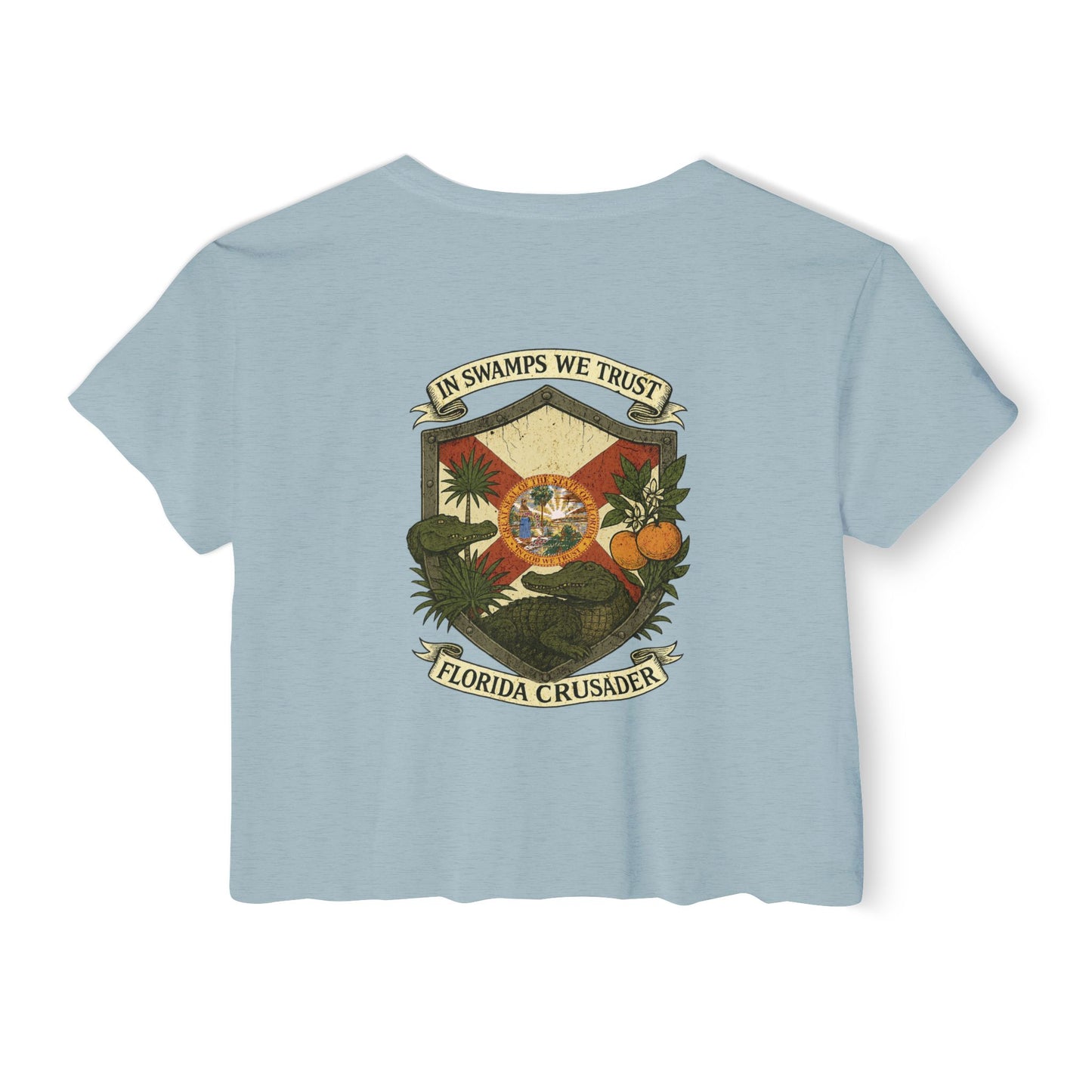🛡️ Florida Crusader Crop Tee