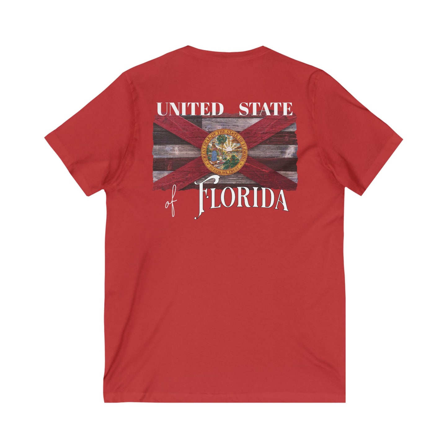 United State of Florida V-Neck Tee - The FloBro Show