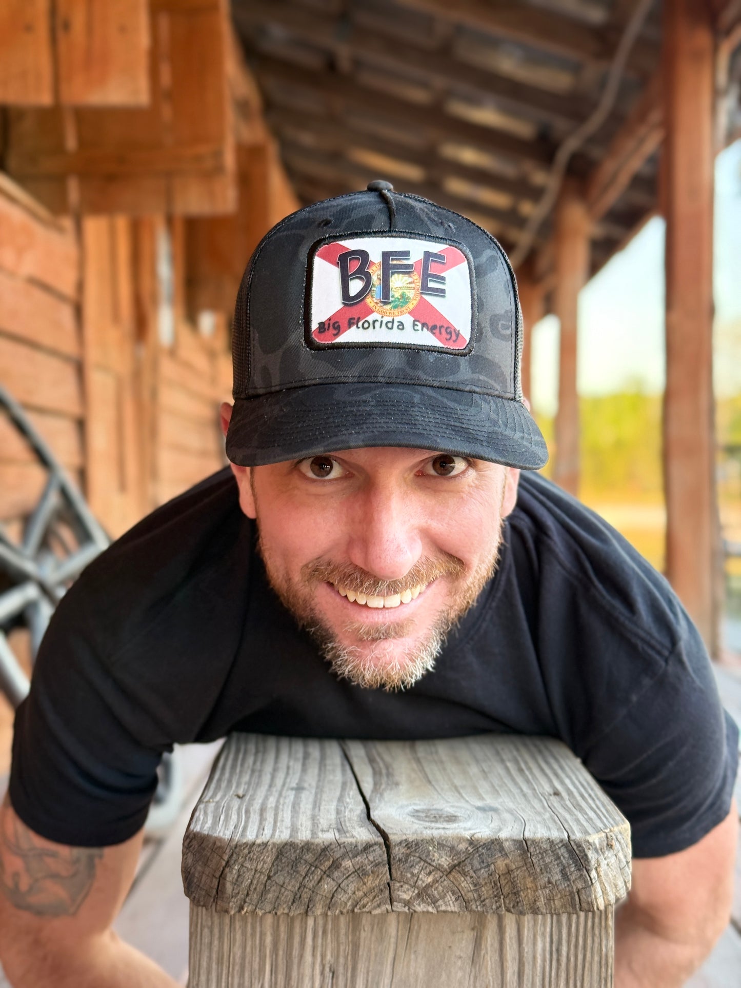 BFE Black Duck Camo Trucker 🐊⚡🧢 - The FloBro Show