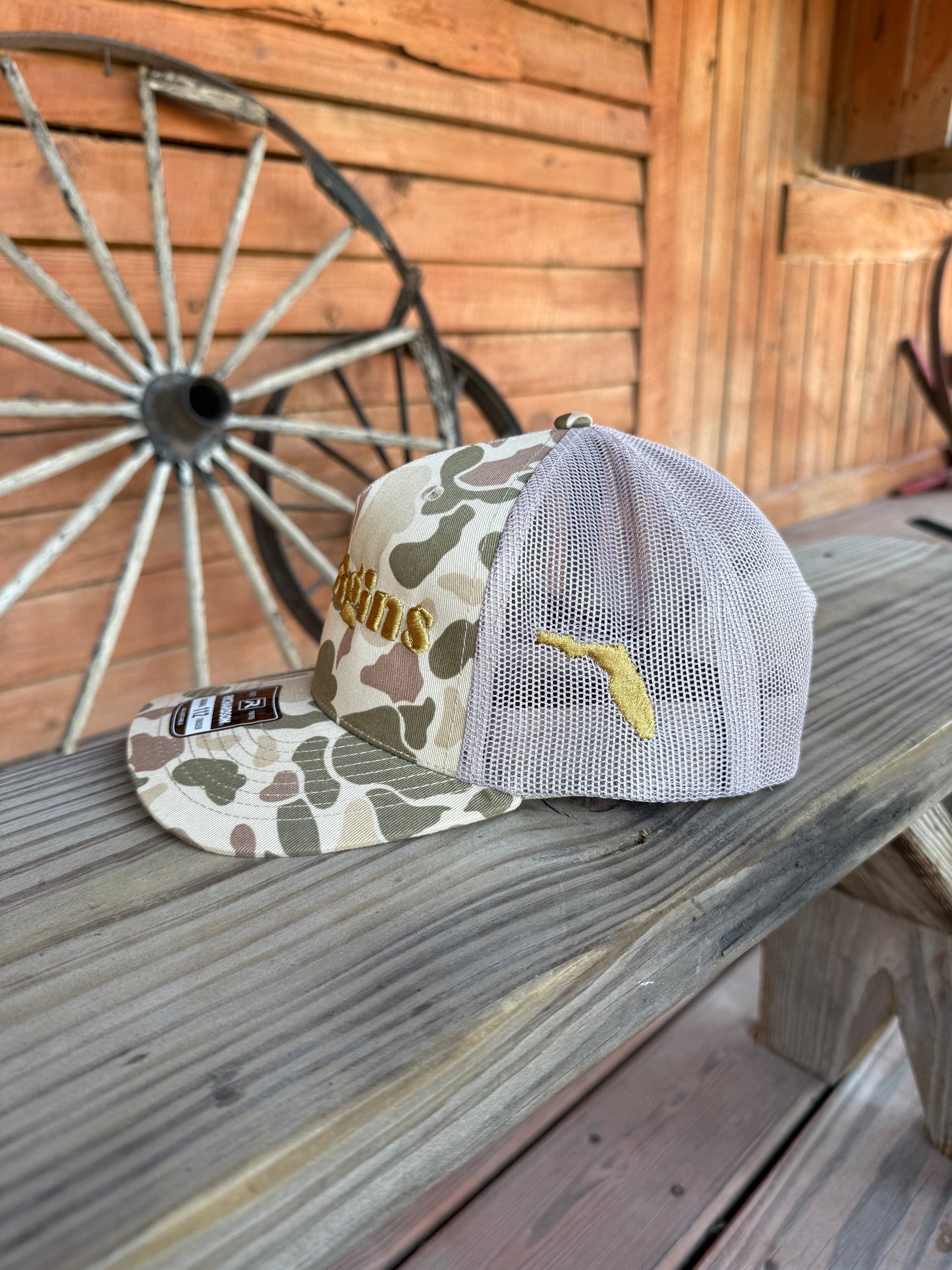 FLOrigins Harvest Duck Camo/Light Tan Trucker - The FloBro Show