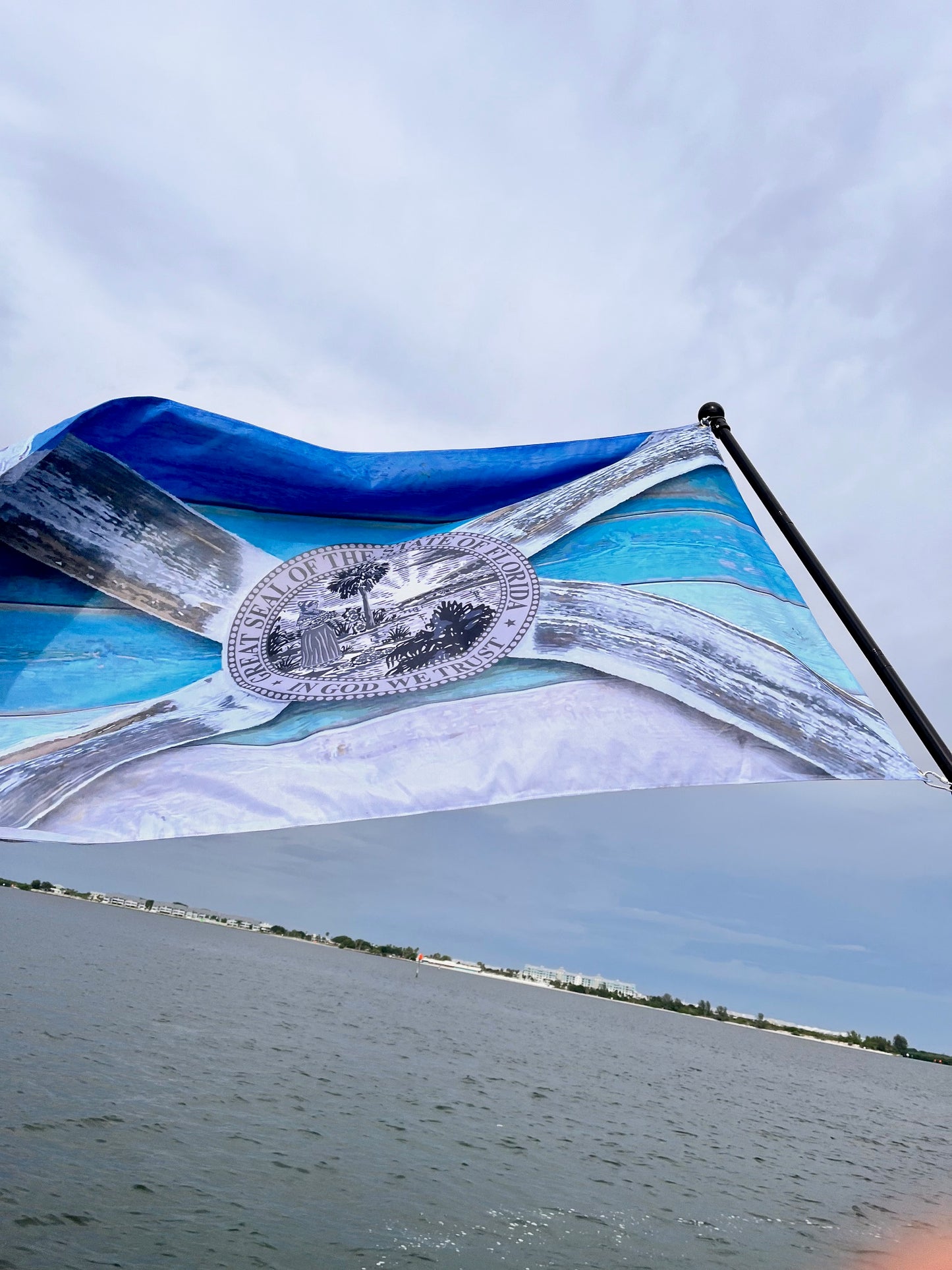 🌴✨ Bougie Beach Double-Sided Outdoor Flags for Boats, Homes, Trucks, Side-by-Sides