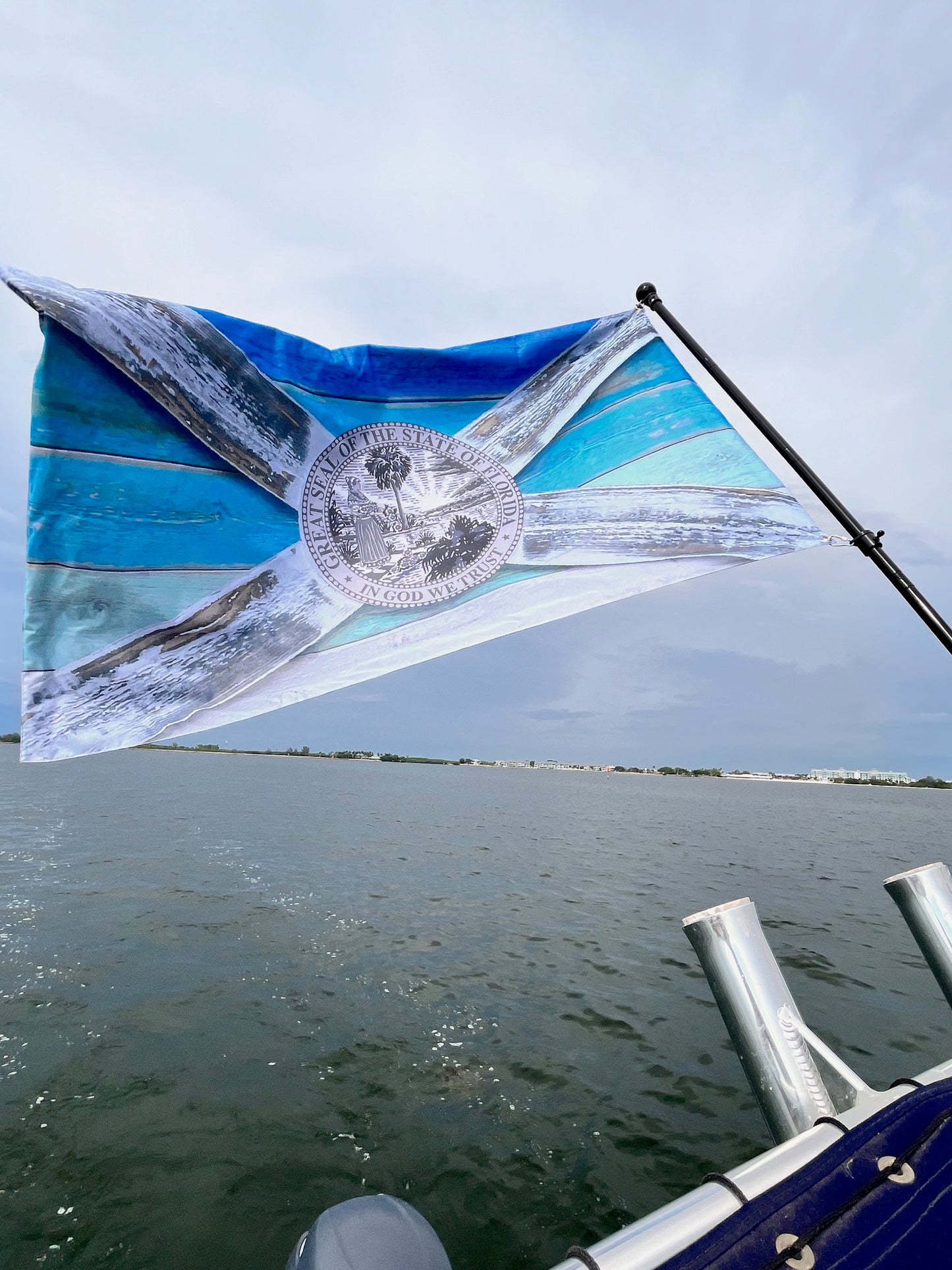 🌴✨ Bougie Beach Double-Sided Outdoor Flags for Boats, Homes, Trucks, Side-by-Sides