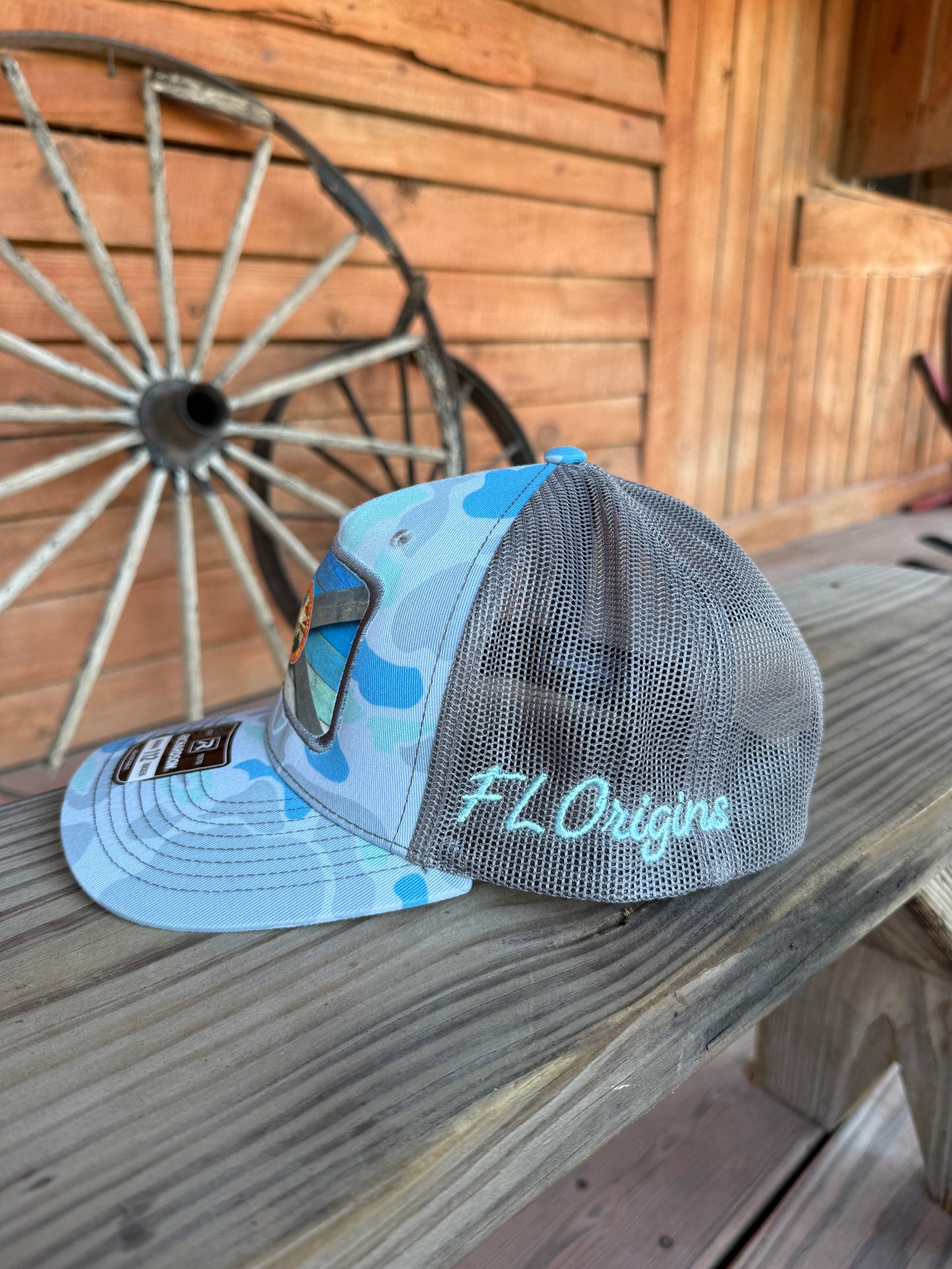 FLOrigins Old Salt Duck Camo/Charcoal Trucker - The FloBro Show