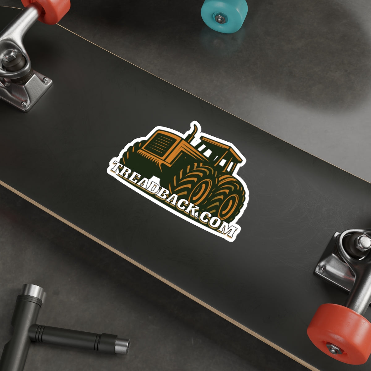Tread Back Vinyl Decals