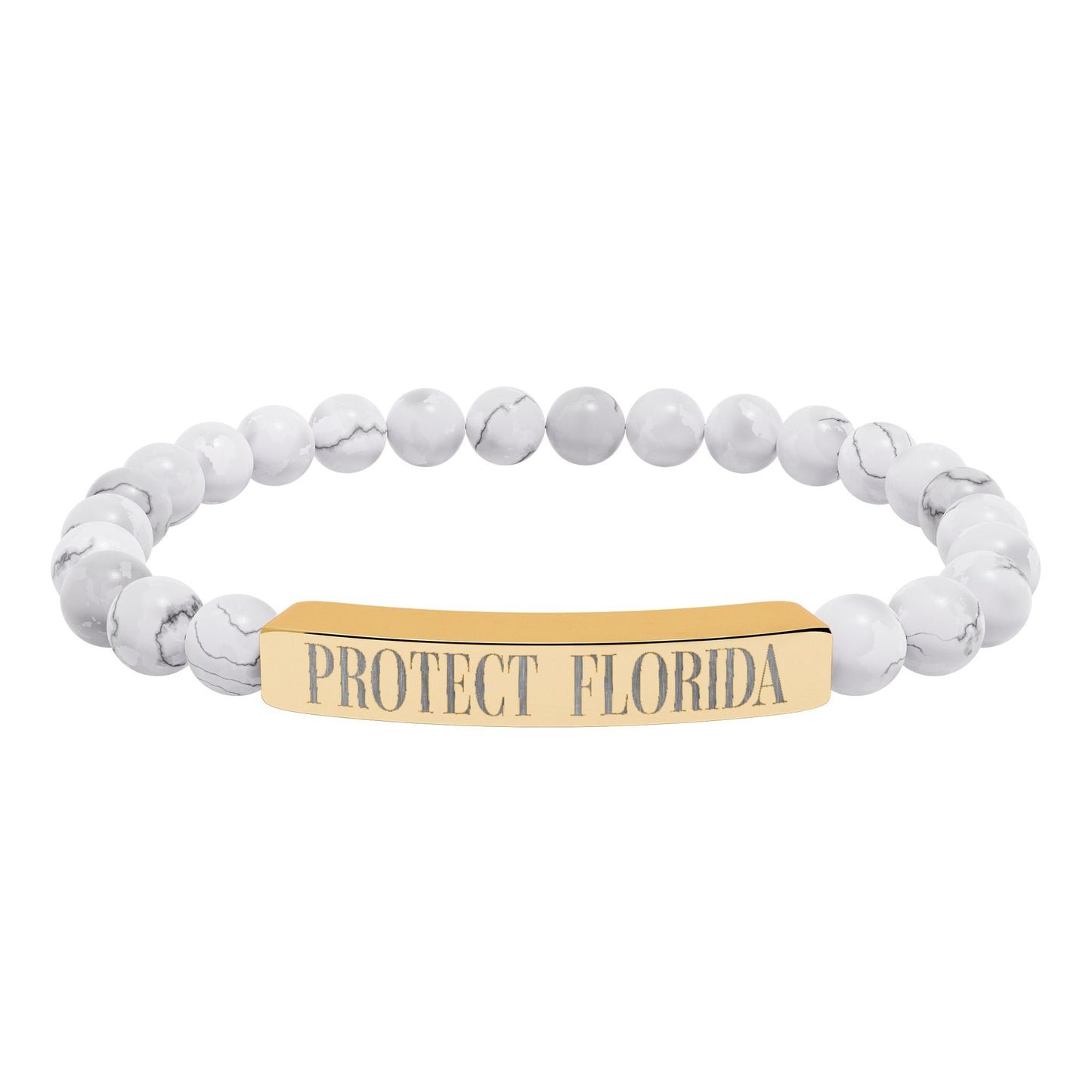 Protect Florida Natural Stone Bracelet🛡️