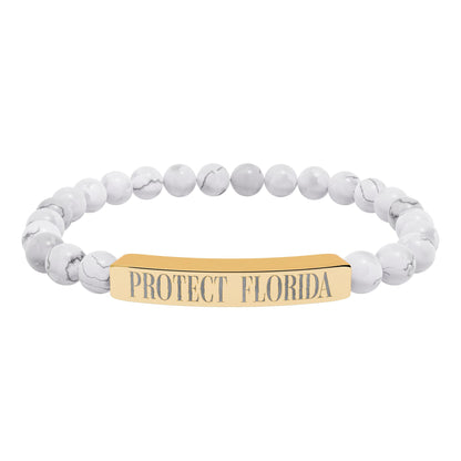 Protect Florida Natural Stone Bracelet🛡️