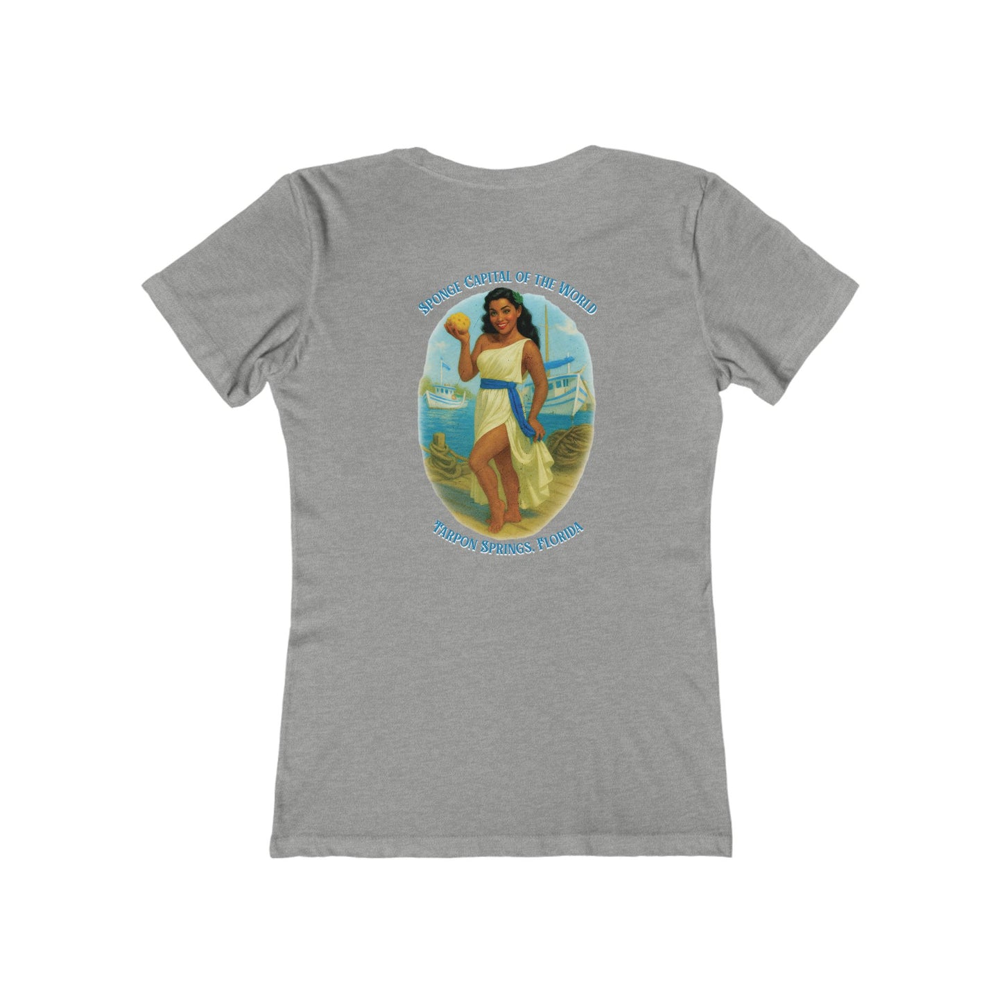 Tarpon Springs Sponge Docks Feminine-Fit Tee🧽🏛️