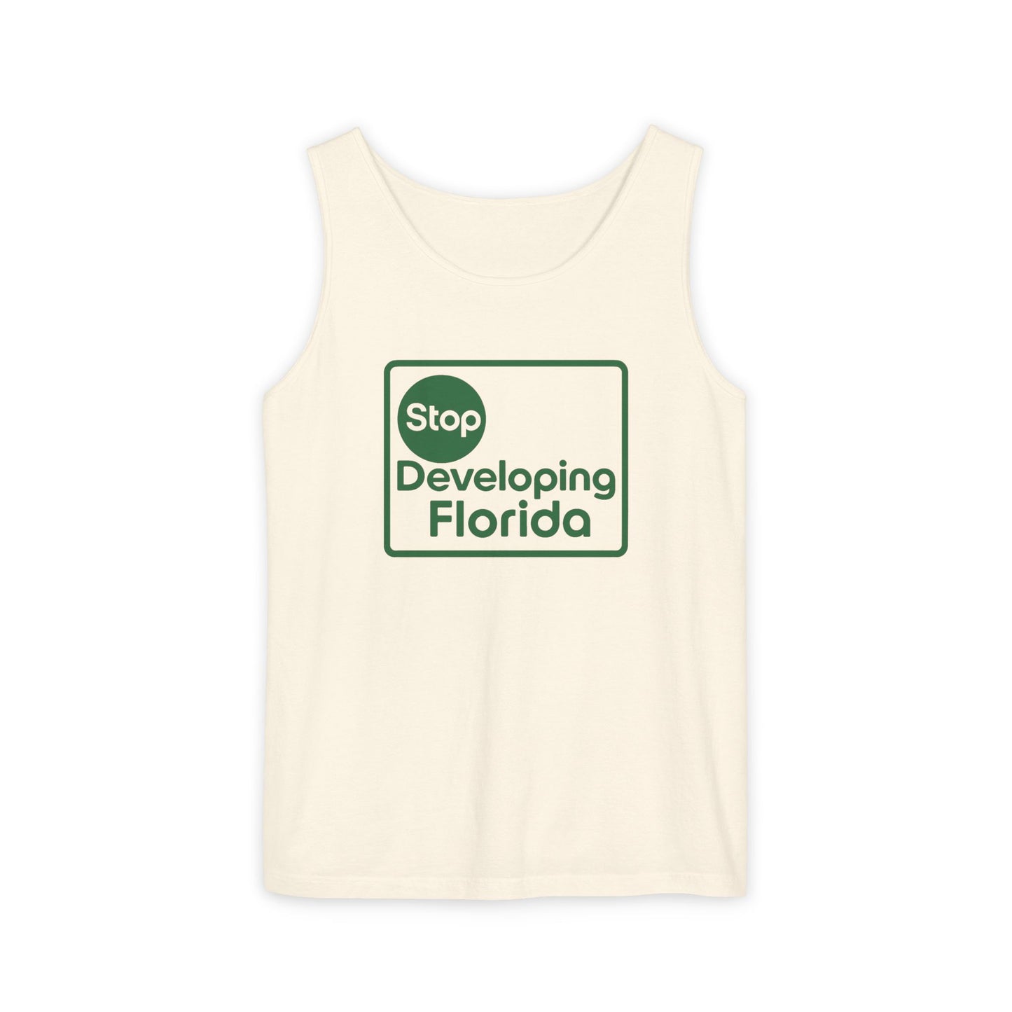 Stop Developing Florida (Where Living is a Pleasure) Relaxed Tank🟢