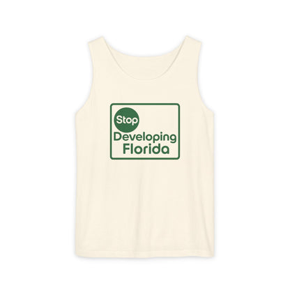 Stop Developing Florida (Where Living is a Pleasure) Relaxed Tank🟢