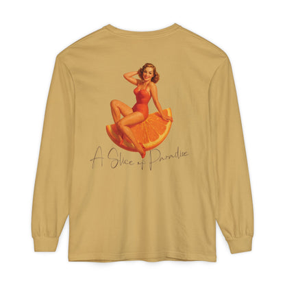 A Slice of Paradise Long Sleeve Tee🌞🍊