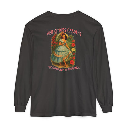 Vintage Cypress Gardens Long Sleeve Tee🌺🌿