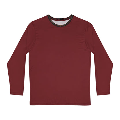 Men's Winter Cranberry Long Sleeve Lounge Shirt