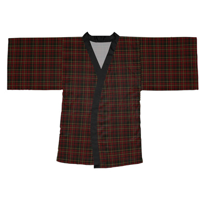 Holiday Heirloom Tartan Satin Kimono Robe