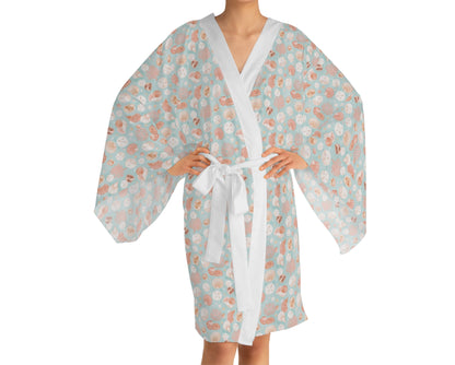 Seafoam Serenade Kimono Robe