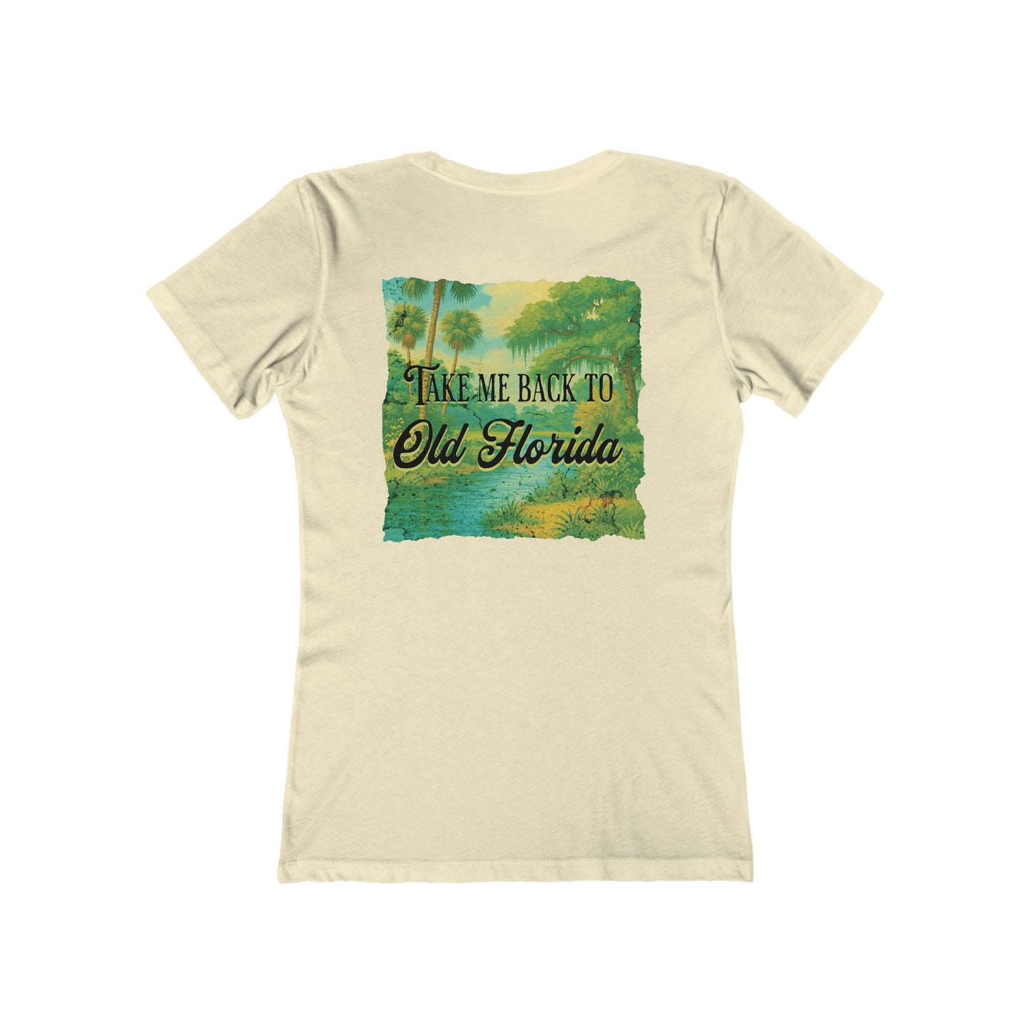 Take Me Back to Old Florida Feminine-Fit Tee🌳🌤️