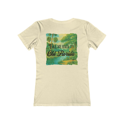 Take Me Back to Old Florida Feminine-Fit Tee🌳🌤️