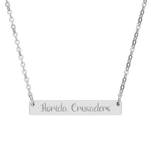 Florida Crusaders Horizontal Bar Necklace