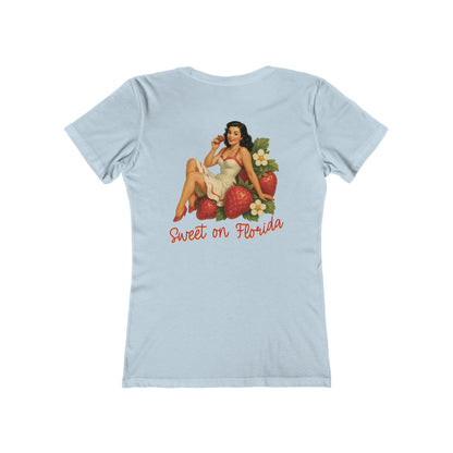 Sweet on Florida Feminine-Fit Tee🌸🍓