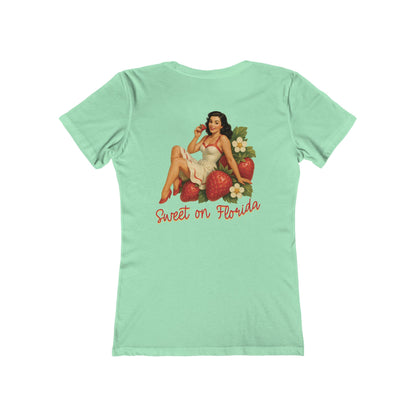Sweet on Florida Feminine-Fit Tee🌸🍓